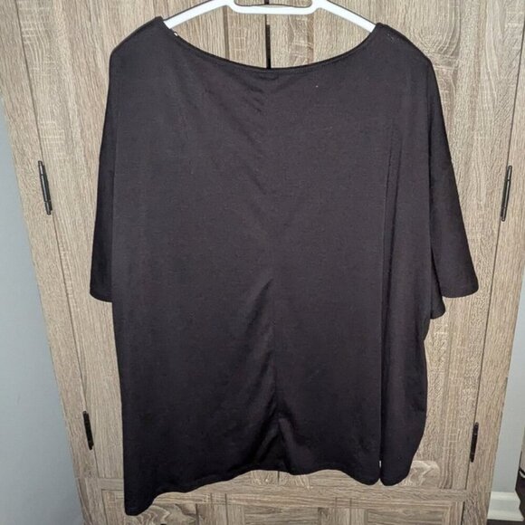 *3 FOR $9* Shein Curve Short Sleeve Solid Plus Size Top Shirt Tee T-Shirt 4XL - Picture 2 of 2